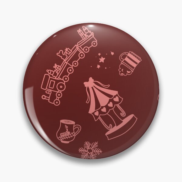 Item preview, Holiday Festival with Carousels, Trains, Hot Drinks, and Snow designed and sold by eloulamb.