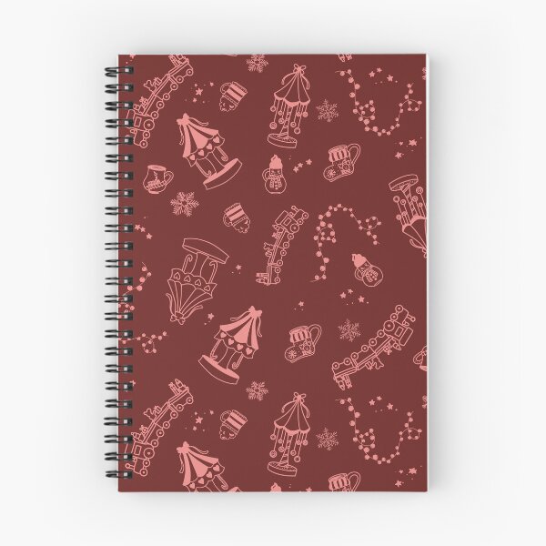 Item preview, Holiday Festival with Carousels, Trains, Hot Drinks, and Snow designed and sold by eloulamb.
