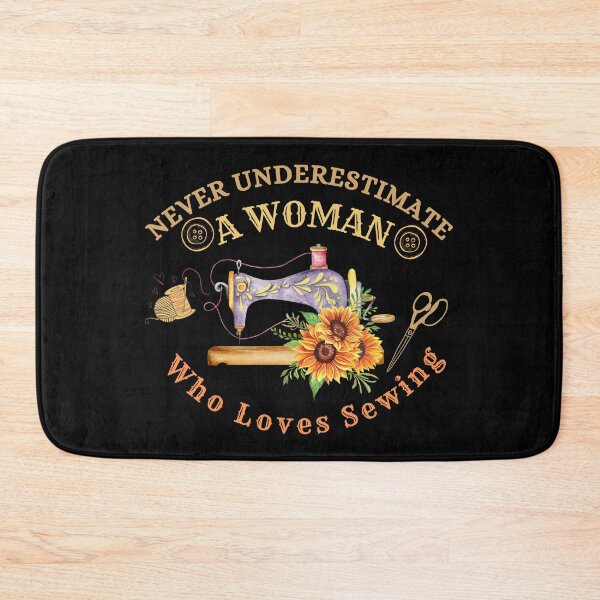 Item preview, Never Underestimate A Woman Who Loves Sewing Lovers Mothers Day Gift Idea For Mom designed and sold by Wiss2Arts.