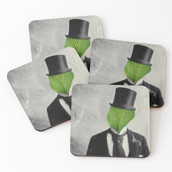 Item preview, Distinguished Leaf in a Suit and Top Hat designed and sold by VanessaBerryArt.