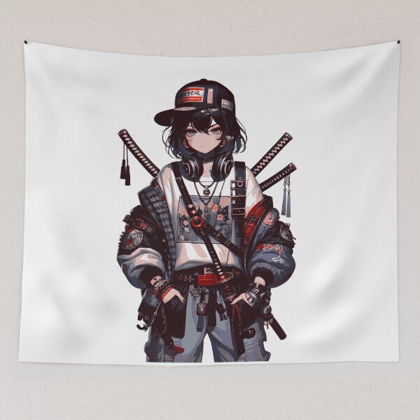 Item preview, Edo Punk: Samurai Girl designed and sold by Veltie.
