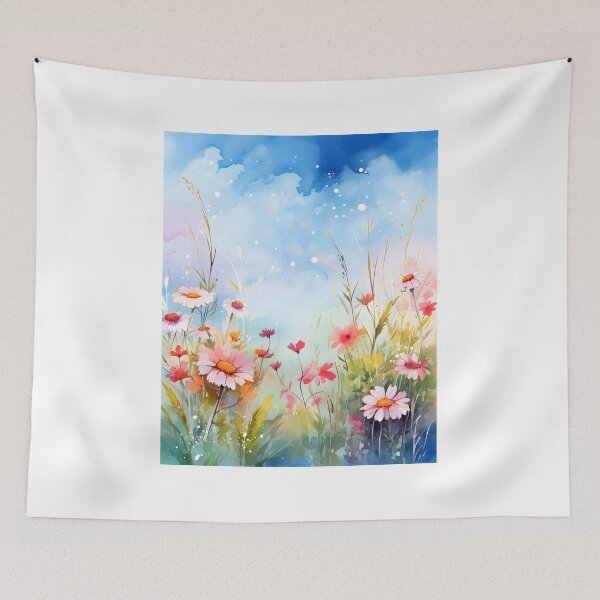 Item preview, Spring Splendor: A Meadow of Wildflowers in Watercolor designed and sold by Shirtastically.