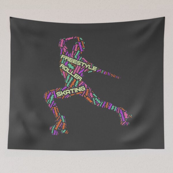 Item preview, Freestyle Roller Skating for Darker Backgrounds designed and sold by WordsYouLove.