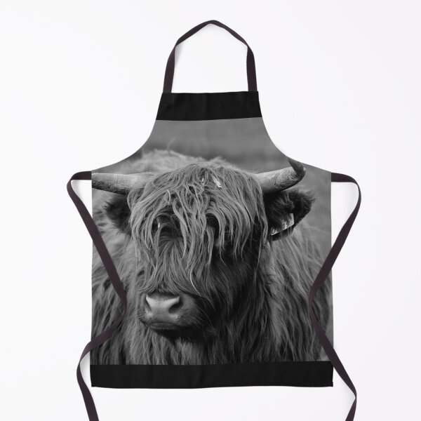 Item preview, Portrait of a highlander cow designed and sold by Vanja Rosenthal.