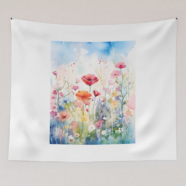 Item preview, Meadow Magic: A Watercolor Rendering of Spring Wildflowers designed and sold by Shirtastically.