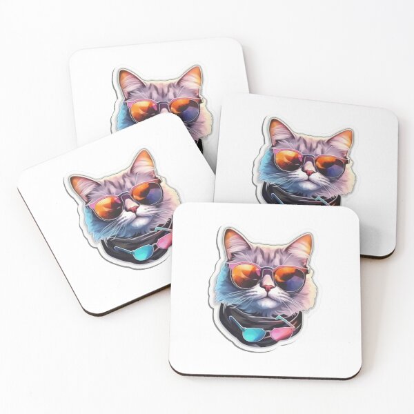 Item preview, Cat with sunglasses designed and sold by Gabriel0x.
