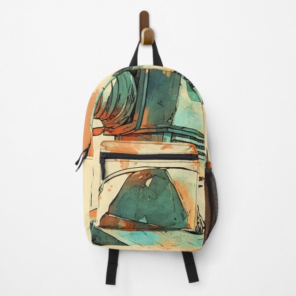 Item preview, A VINTAGE WATERCOLOR ROBOT designed and sold by infinitearte.
