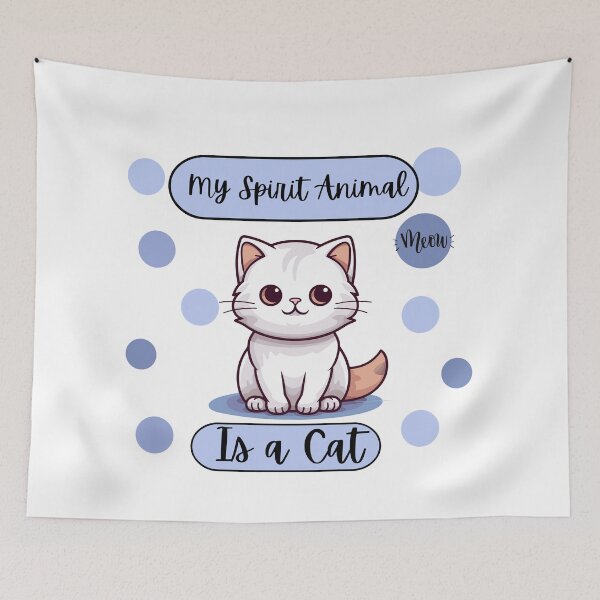 Item preview, My Spirit Animal is a Cat designed and sold by BlesstB.