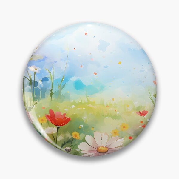 Item preview, Watercolor Whispers: A Spring Meadow with Wildflowers designed and sold by Shirtastically.