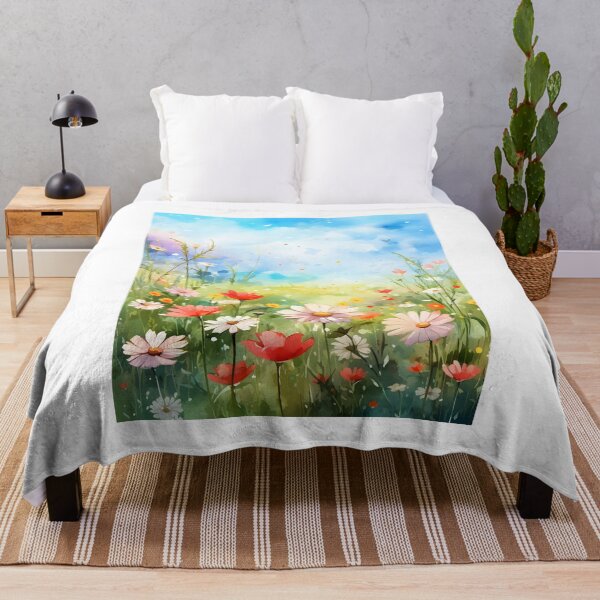 Item preview, Watercolor Whispers: A Spring Meadow with Wildflowers designed and sold by Shirtastically.