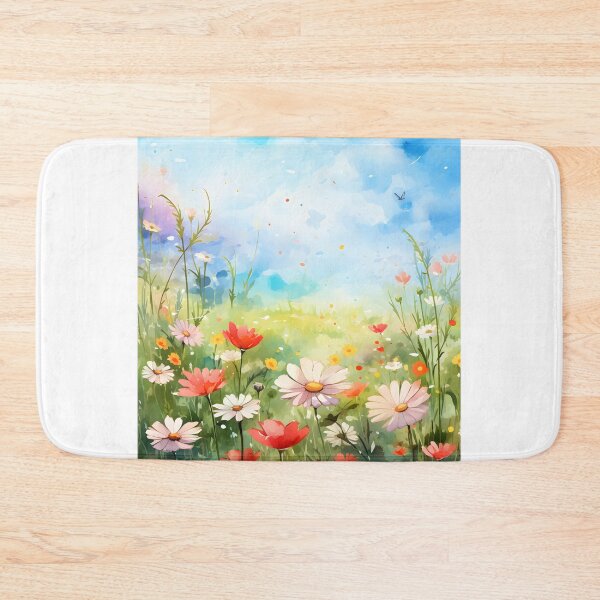 Item preview, Watercolor Whispers: A Spring Meadow with Wildflowers designed and sold by Shirtastically.