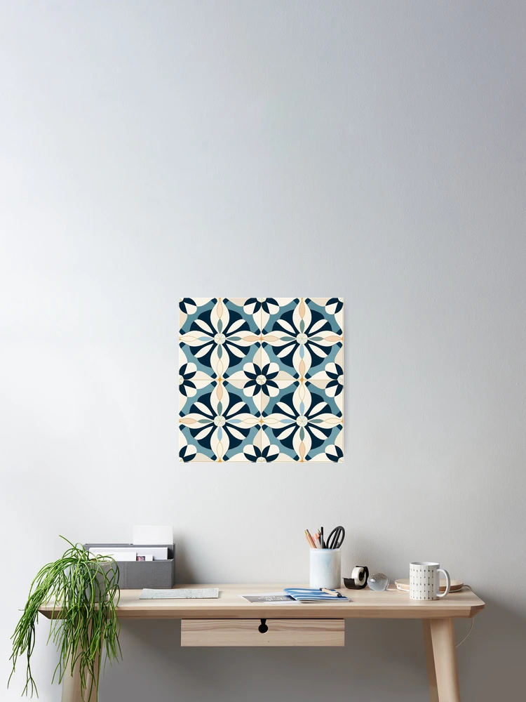 Thumbnail 2 of 3, Poster, Inlay Style Pattern designed and sold by SideSignal.