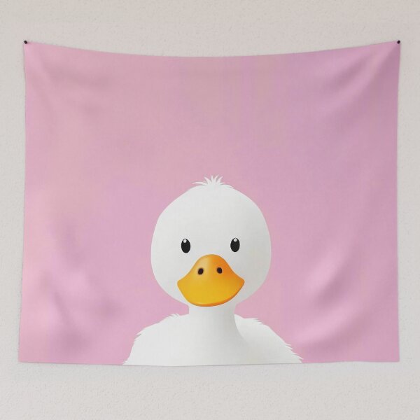 Item preview, Pink abstract duck cuteness  designed and sold by Brendon987.