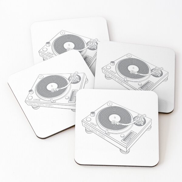 Item preview, DJ Turntable Retro Graphic Tee (Gray Lines) Analog / Music designed and sold by analogdigitalvz.