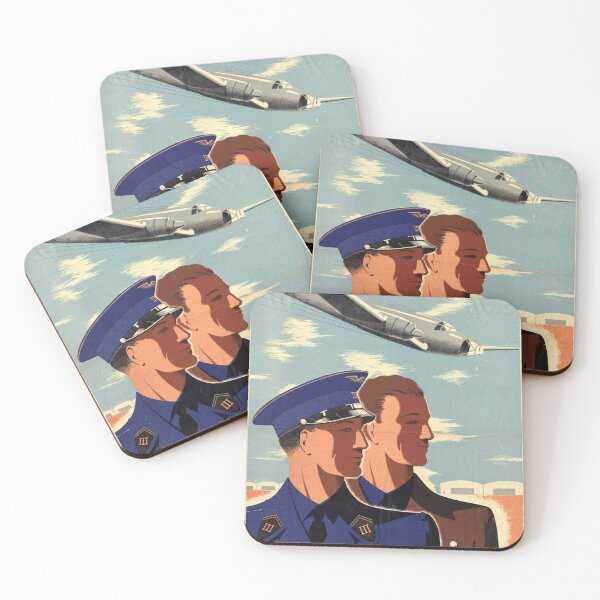 Item preview, Vintage French Recruitment Poster "L'armée de l'air" by Sogno designed and sold by TJHarr.
