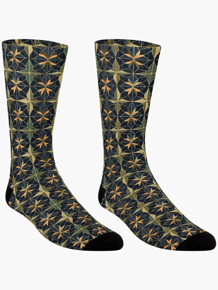 Thumbnail 3 of 5, Socks, Inlay Style Pattern designed and sold by SideSignal.