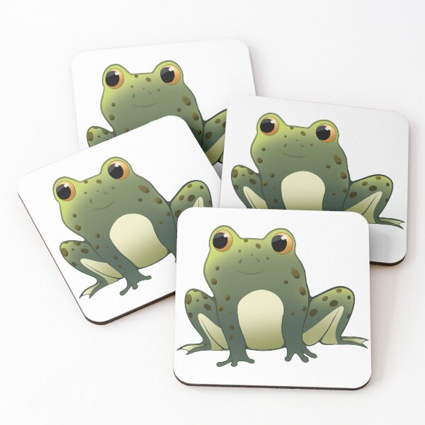 Item preview, Cute Green Pond Frog designed and sold by CreationsByBear.