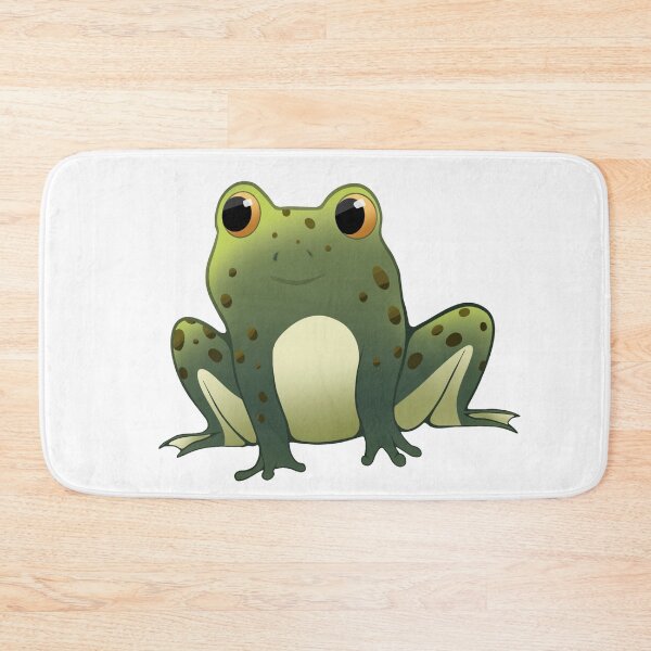 Item preview, Cute Green Pond Frog designed and sold by CreationsByBear.