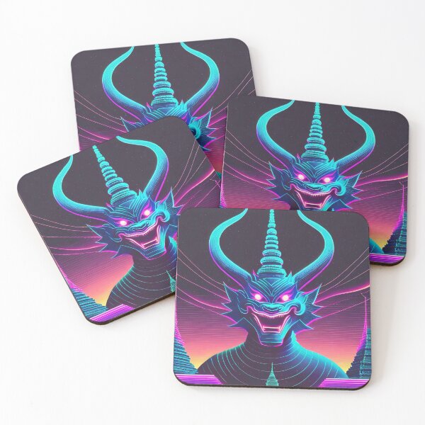 Item preview, Demonio Shintoísta designed and sold by Synthwave1988.