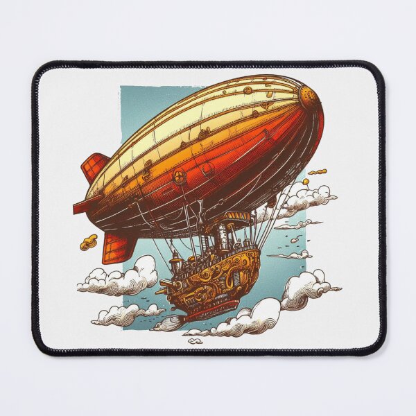 Item preview, Steampunk Fantasy Airship designed and sold by organicgal.