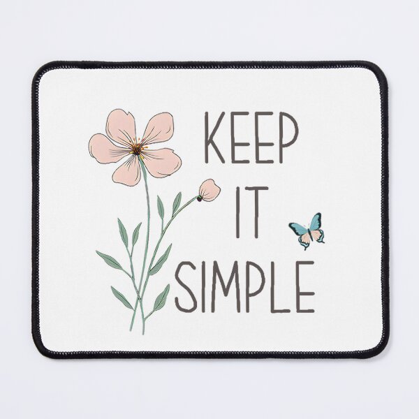 Item preview, Keep İt Simple Shirt, Minimal Shirt, Minimal Lifestyle Shirt designed and sold by chipmuckdesignn.
