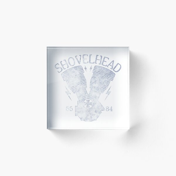 Shovelhead Motorcycle Engine Acrylic Block