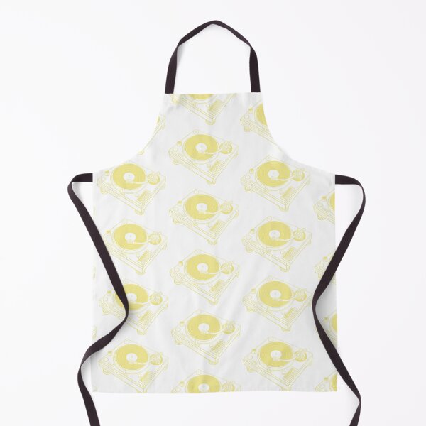 Item preview, DJ Turntable Retro Graphic Tee (Flavescent Yellow Lines) Analog / Music designed and sold by analogdigitalvz.