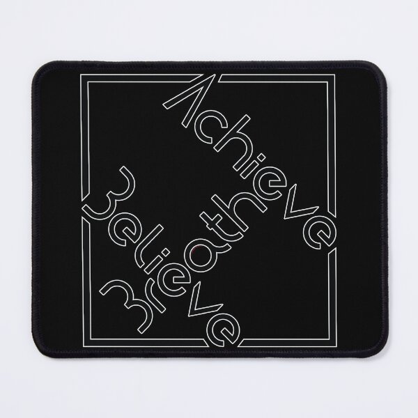 Item preview, Breathe, Believe, Achieve Logo Motto Emblem designed and sold by Harlake.