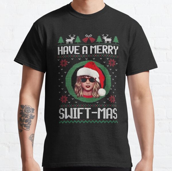 Original Gift Ideas Swiftmas,Merry Swiftmas funny holidays gift idea for swifty men women Classic T-Shirt