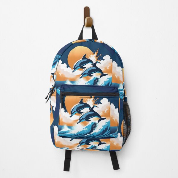 Item preview, Dolphins playing in Waves designed and sold by Winthrop Brookhouse.