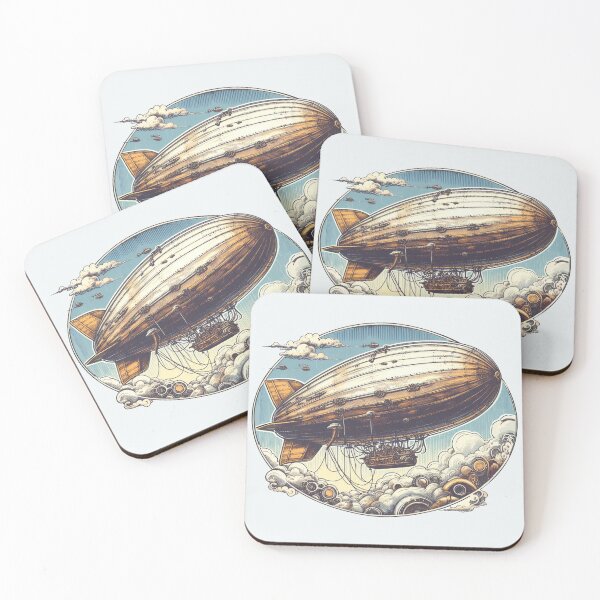 Item preview, Steampunk Flying Airship designed and sold by organicgal.