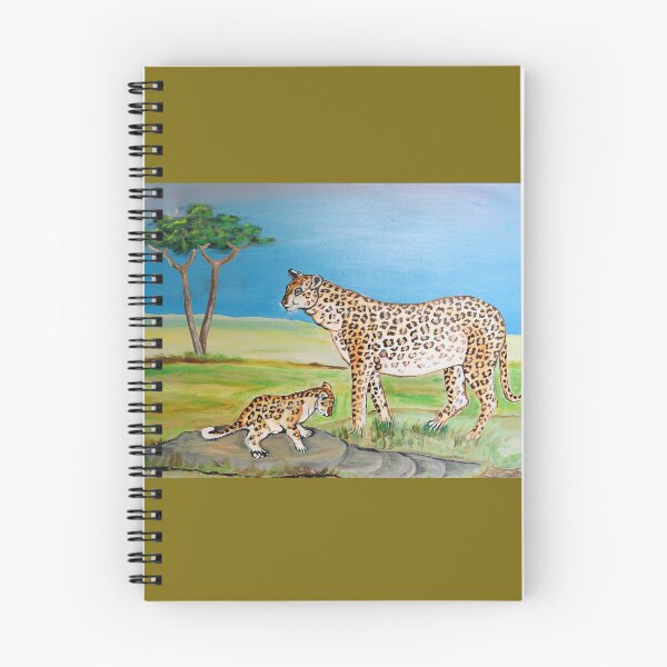 Item preview, Great relaxing Mother Leopard with her cub designed and sold by annenambiro.