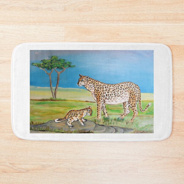 Item preview, Great relaxing Mother Leopard with her cub designed and sold by annenambiro.