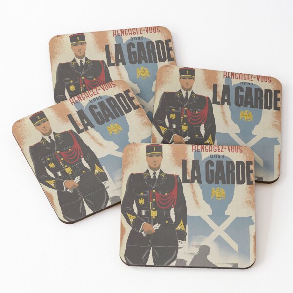 Item preview, Vintage French Recruitment Poster "La Garde" by Sogno designed and sold by TJHarr.
