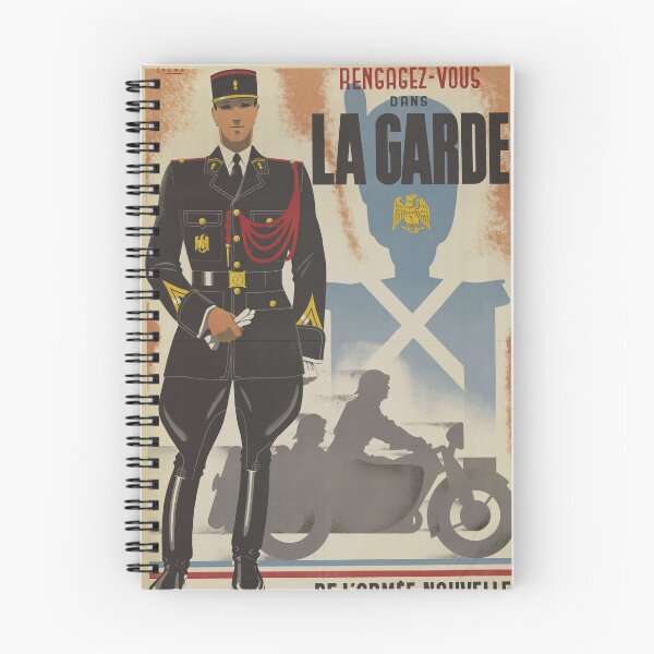 Item preview, Vintage French Recruitment Poster "La Garde" by Sogno designed and sold by TJHarr.