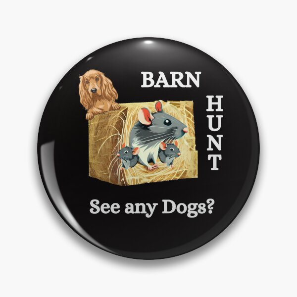 Item preview, Funny Barn Hunt - See any dogs featuring 3 Rats and a red Cocker Spaniel designed and sold by LBKdesigns.