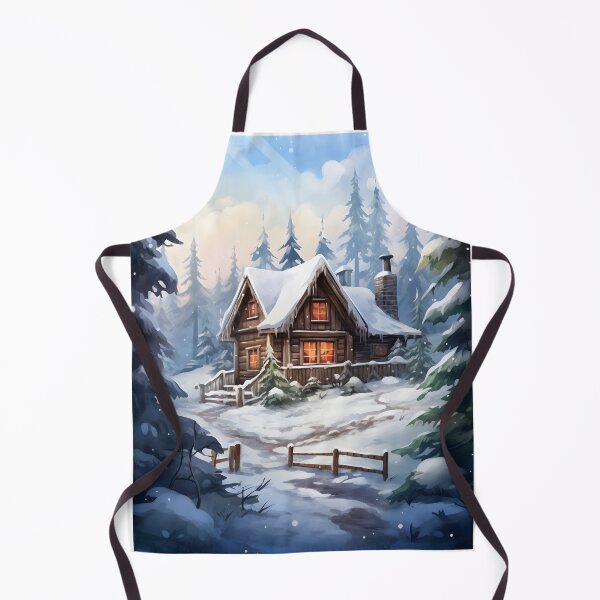 Item preview, Cabin Calm: A Watercolor Winter Wonderland designed and sold by Shirtastically.