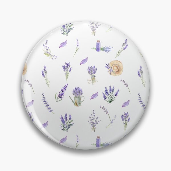 Item preview, Watercolor Pastel Lavender Flowers designed and sold by silviaol.