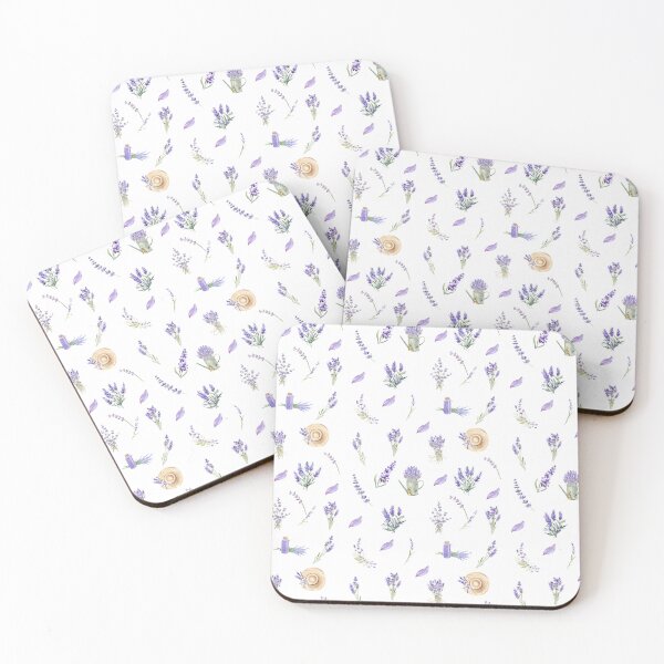 Item preview, Watercolor Pastel Lavender Flowers designed and sold by silviaol.