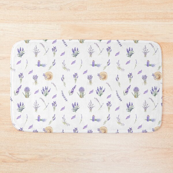 Item preview, Watercolor Pastel Lavender Flowers designed and sold by silviaol.