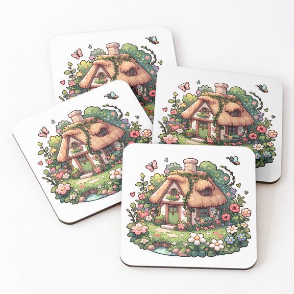 Item preview, Enchanted Garden Cottage with Butterfly Kisses designed and sold by UmbrellaStudio1.