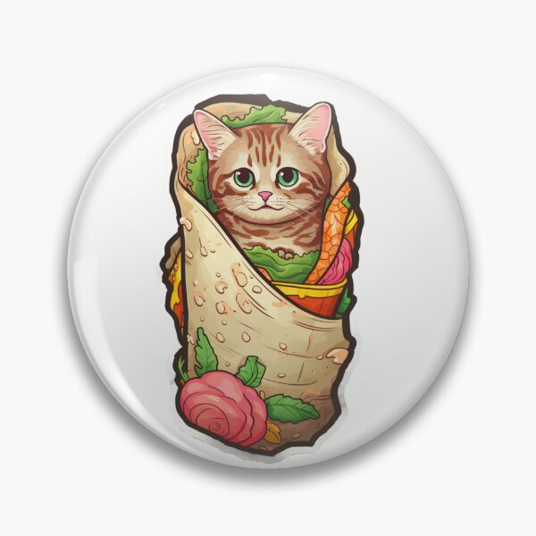 Item preview, Cat In Burrito Purrito Cat designed and sold by ArtFromBeyond.