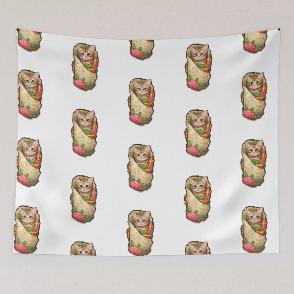 Item preview, Cat In Burrito Purrito Cat designed and sold by ArtFromBeyond.