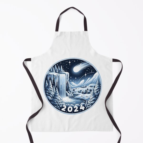 Item preview, Winter's Comet: Welcoming 2024 with Wonder designed and sold by nexanova369.