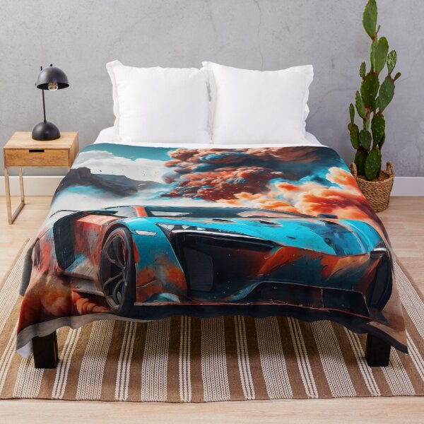 Item preview, Embark on a Chromatic Journey: Digital Art Inspired by Cars, Colored Clouds and Speed. designed and sold by Artedig.