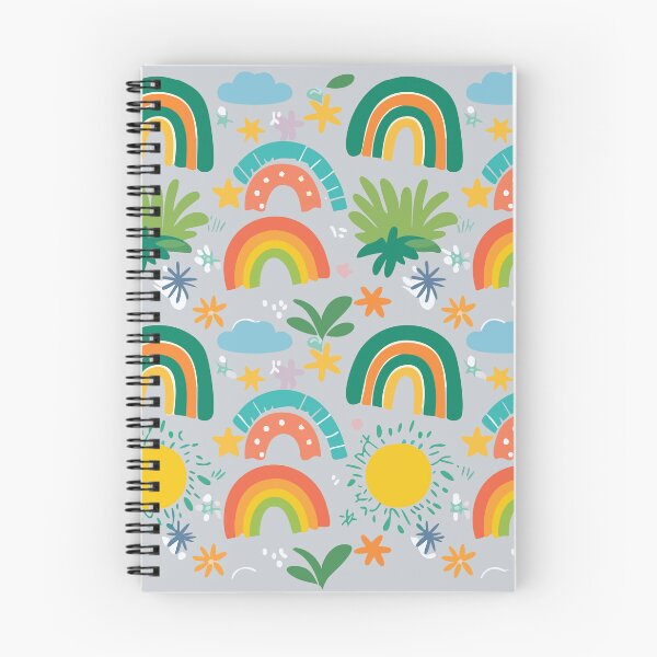 Item preview, Pastel Patterns rainbow and sun designed and sold by Carolina Salazar.