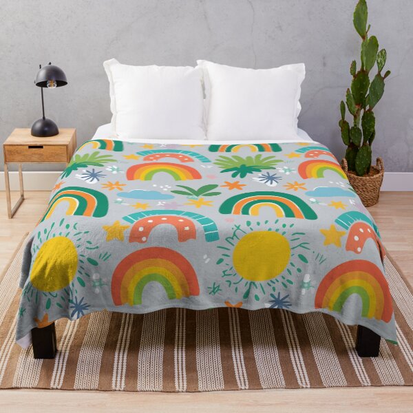 Item preview, Pastel Patterns rainbow and sun designed and sold by Carolina Salazar.