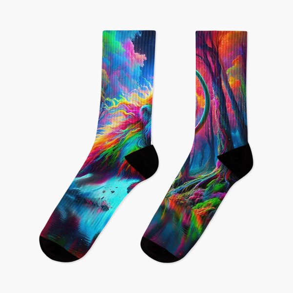 Item preview, Psychedelic Mastodon Leap designed and sold by Matt's Artificial Nature.