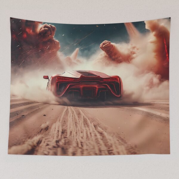Item preview, The Sky on the Road: Digital Art that Merges Cars, Clouds and Ephemeral Emotions. designed and sold by Artedig.