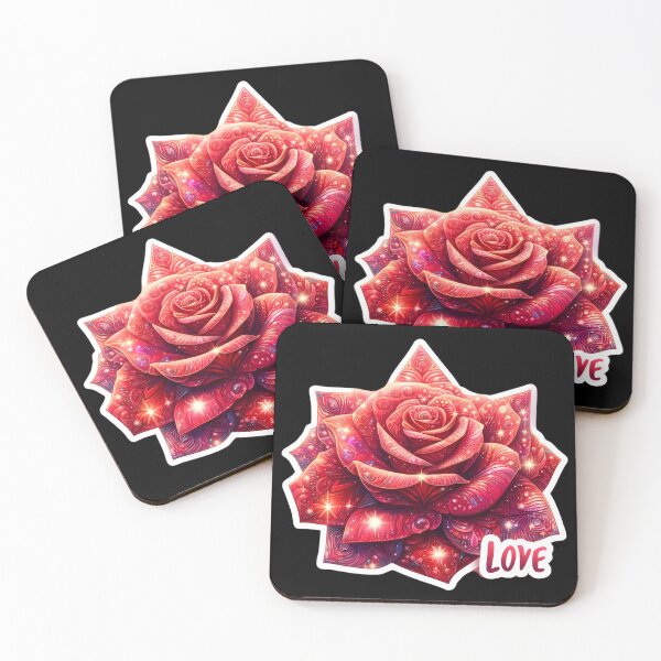 Item preview, Magical red rose saying "I love you" designed and sold by AI-Only Creations.